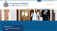 Desktop Screenshot of lsmsa.edu